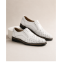 Pantofi barbati casual de vara cu perforatii - Corsa Piele Naturala Alb GKR506A